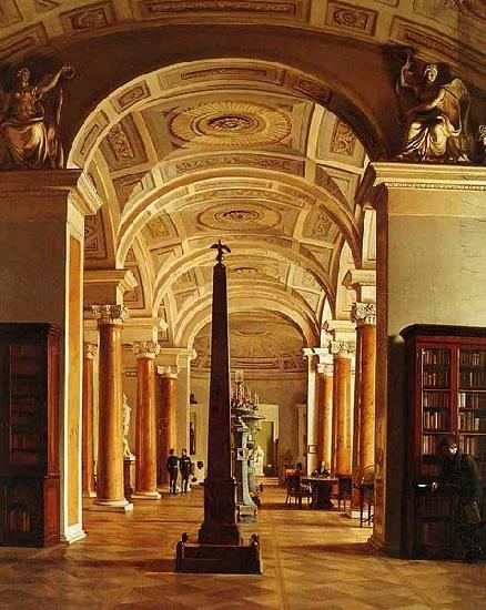 Alexey Tyranov Alexey Tyranov. View on the Hermitage Library oil painting picture